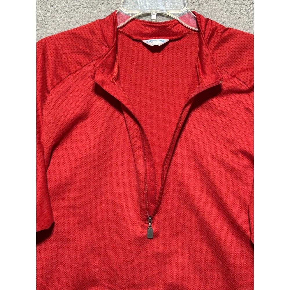 Pearl Izumi Cycling Jersey Mens Large Red Full Zip Short Sleeve Biking - Picture 7 of 13